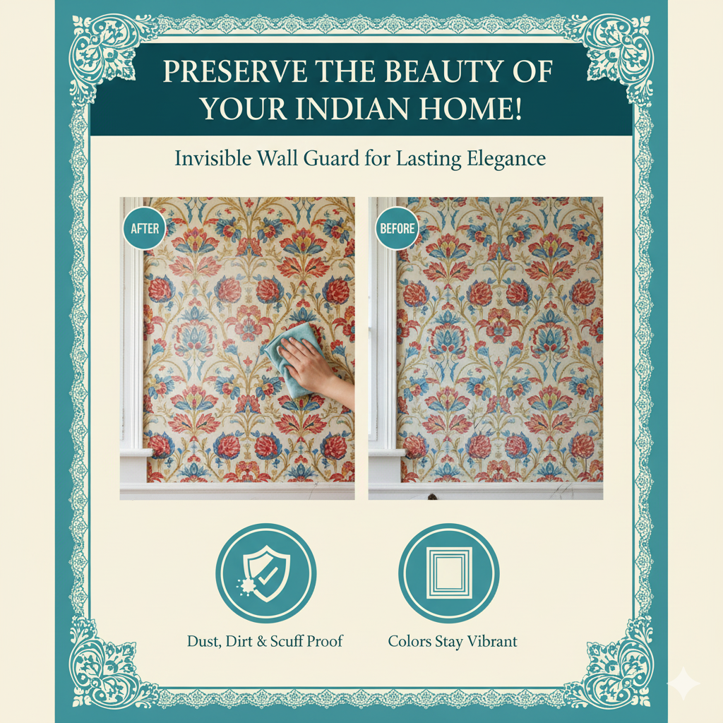 🛡️ Transparent Wall Protection Film (Self-Adhesive | Buy 1 Get 1 Free)