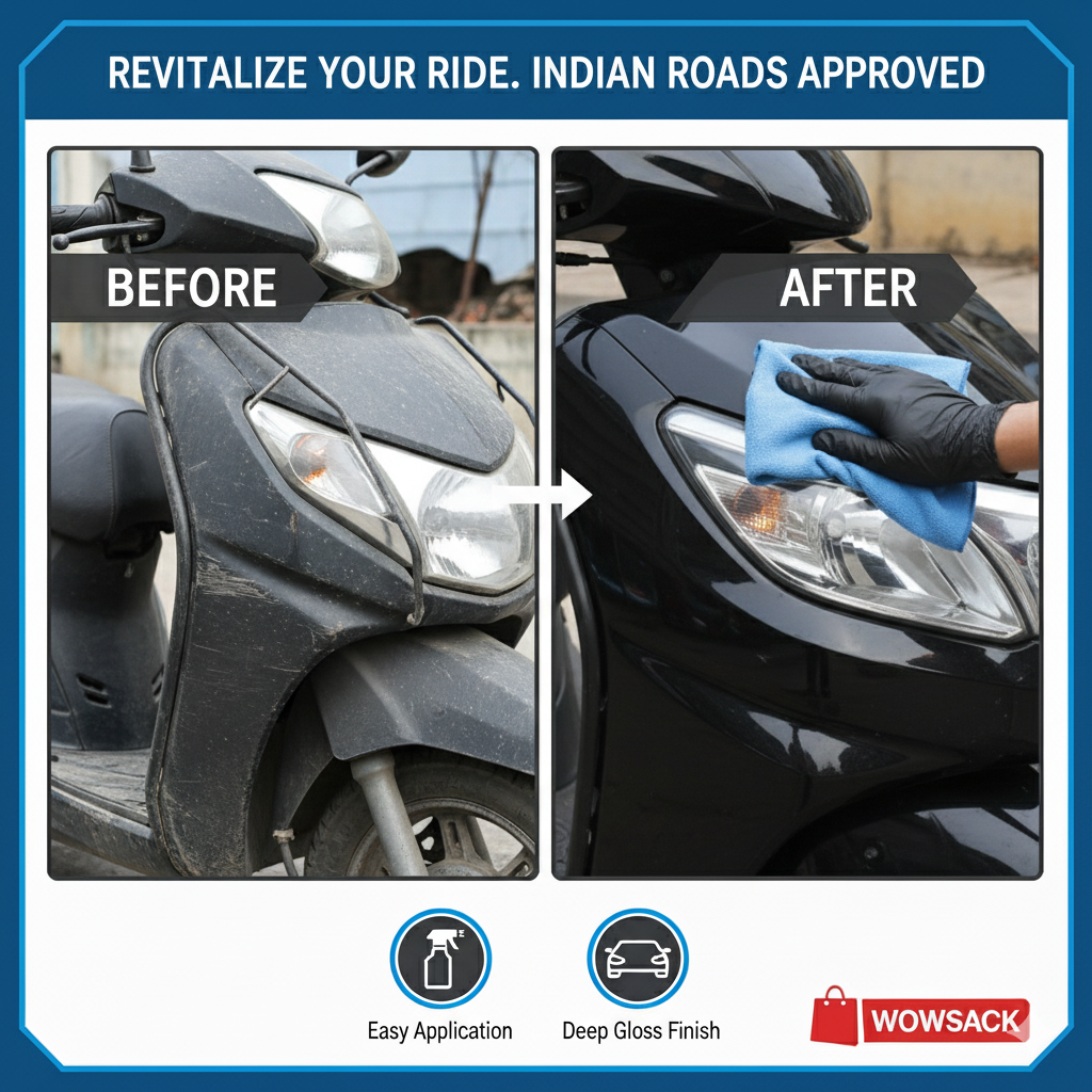 Nano Plastic Revitalizing Coating Agent for Car 100ml (Pack of 2)